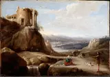 Charles Cornelisz. de Hooch, A Ruined Temple