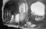 Charles Cornelisz. de Hooch, A Mountain Cave