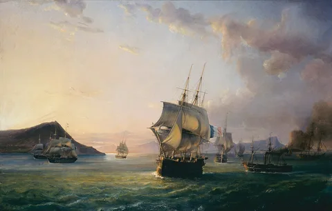 Pierre-Julien Gilbert, Entrée de la rade de Toulon