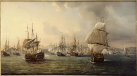 Pierre-Julien Gilbert, Battle of Porto Praya