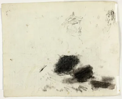 Pierre-Antoine Mongin, Sheet of Sketches: Architectural and Erotic Drawings