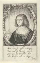 Paulus Lesire, Portret van Anna Maria van Schurman