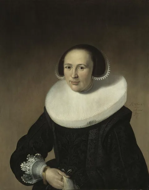 Paulus Lesire, Portrait of Alida Pietersdr Scharlaken, 1637