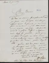 Hippolyte Sebron, Brief aan anoniem