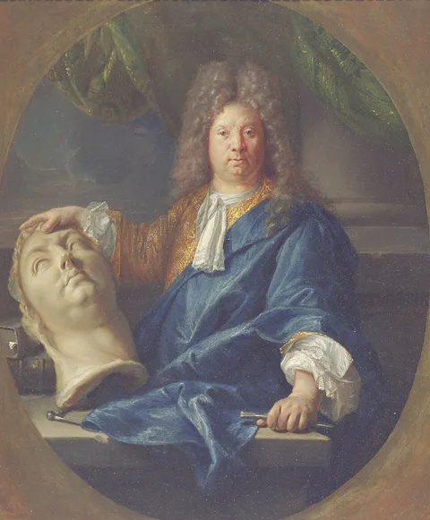 François Jouvenet, Portrait of Antoine Coysevox (1640-1720)