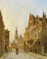 Pieter Cornelis Dommersen, Street in Winschoten