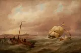 Pieter Cornelis Dommersen, Shipping in the Harbor