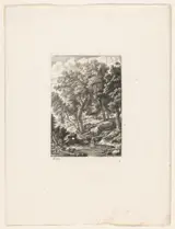 Alexandre-Hyacinthe Dunouy, Landschap met filosoof