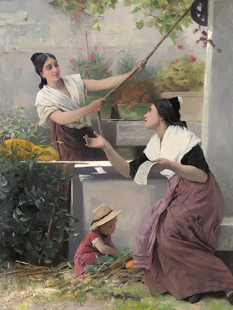 Auguste Alexandre Hirsch, Gossips at the Well