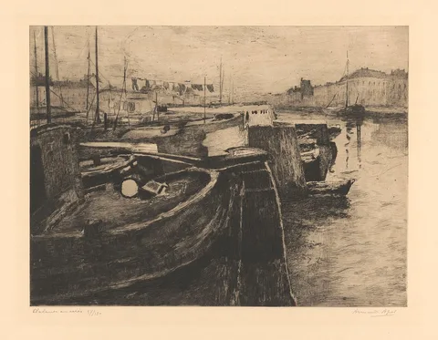 Armand Apol, Chalands amarrés