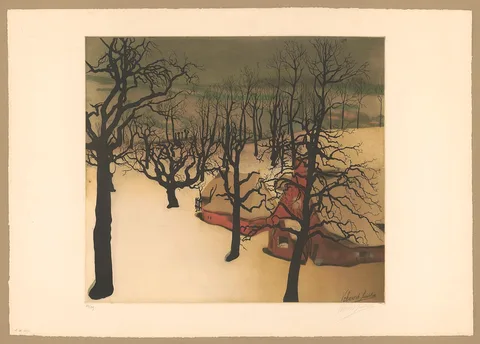 Armand Apol, Paysage avec chaumières