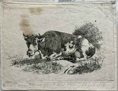 Jan Kobell II, Study of a Resting Cow