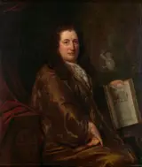 David van der Plas, Portrait of Caspar Commelin, bookseller, newspaper publisher and author of the official history of Amsterdam 'Beschrijvinghe van Amsterdam'of 1693