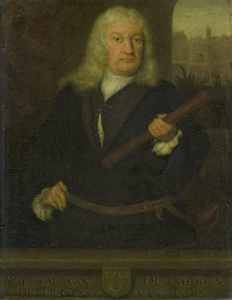David van der Plas, Portrait of Willem van Outhoorn, Governor General of the Dutch East Indies