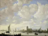 Jeronymus van Diest II, View of the Merwede off Dordrecht