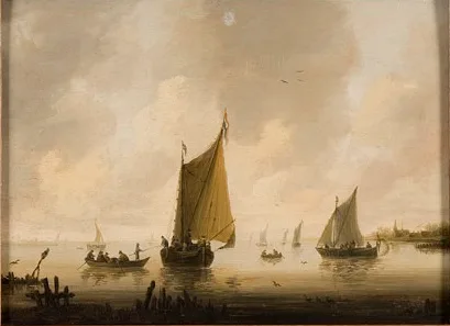 Jeronymus van Diest II, Ships on a river