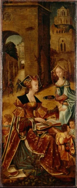 Adriaen van Overbeke, Maria Cleophas with children