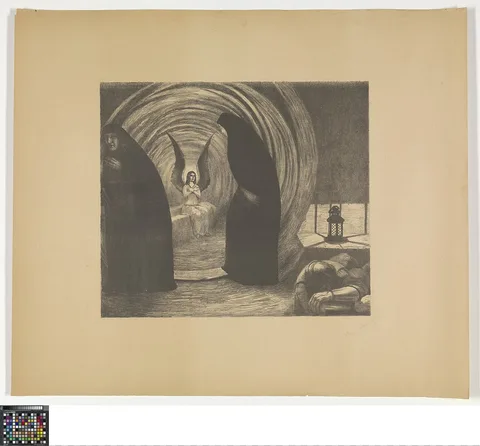 Charles Doudelet, The pious women at the tomb