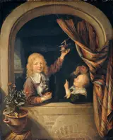 Domenicus van Tol, Children with a mousetrap