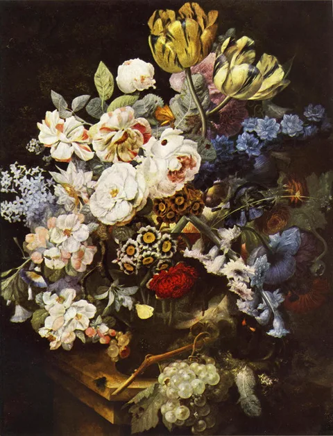 Georges Frédéric Ziesel, Vase of Flowers