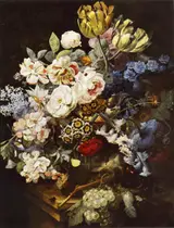 Georges Frédéric Ziesel, Vase of Flowers