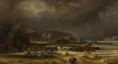 Ferdinand Marinus, The Meuse at Poilvache