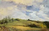 Léon Riesener, Landscape and clouds
