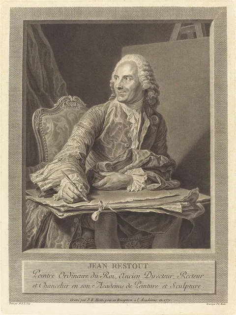 Pierre-Etienne Moitte, Jean Restout