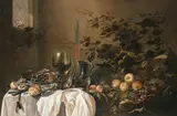 Cornelis Kruys, Still life with tumblers and fruit