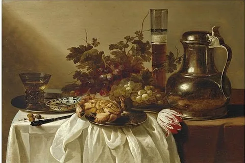 Cornelis Kruys, Laid table with tulip