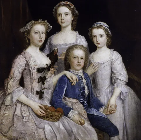 Stephen Slaughter, Portrait of Sir Edward Walpole's Children