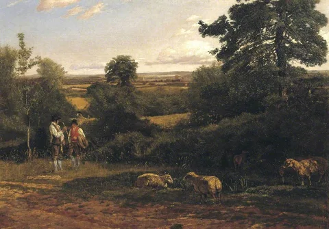 George Robert Lewis, Hereford, from the Haywood, Noon