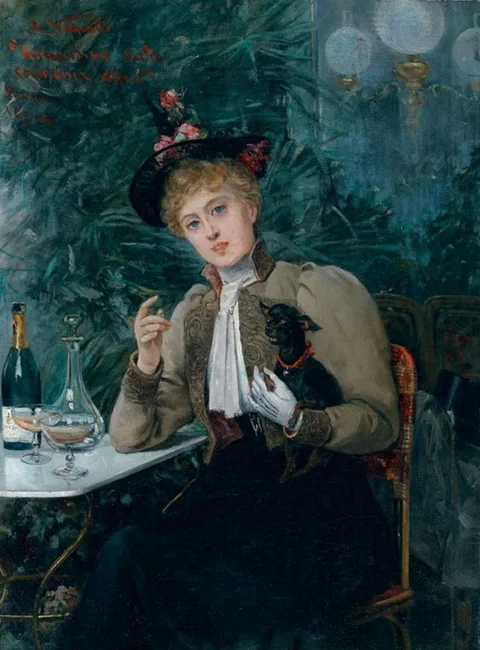 Alberto Vianelli, Lady with a Dog