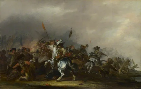 Jacob Weyer, Cavalry attacked by Infantry