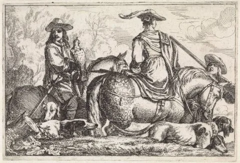 Jan Baptist de Wael, Valkenjacht