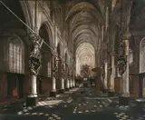 Anton Günther Gheringh, Interior of the Saint Walburga church of Antwerp