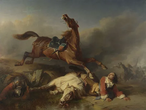 Charles Tschaggeny, An Episode on the Field of Battle