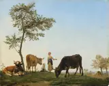 Jean Baptiste Berré, Couple of herders with a cow herd