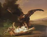 Jean Baptiste Berré, Eagle catching a hare
