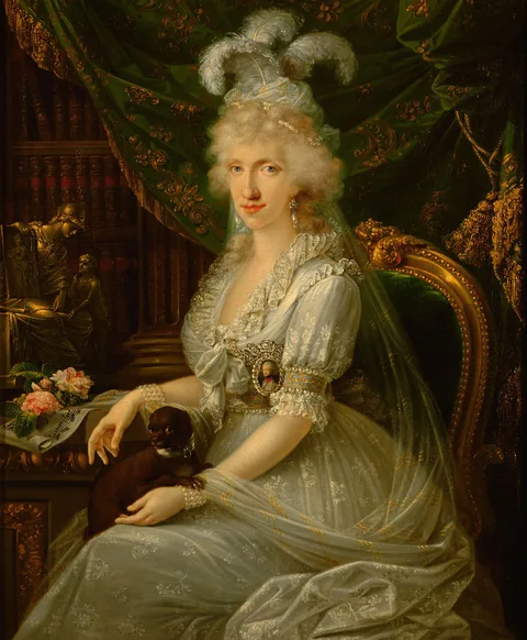 Joseph Dorffmeister, Luisa Maria Amelia Teresa of Naples and Sicily, Princess of Naples and Sicily (1773-1802), Grand Duchess Consort of Tuscany, wife of Archduke Ferdinand III of Tuscany