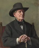 Samuel Isham, Portrait of an "Old Sea Captain"