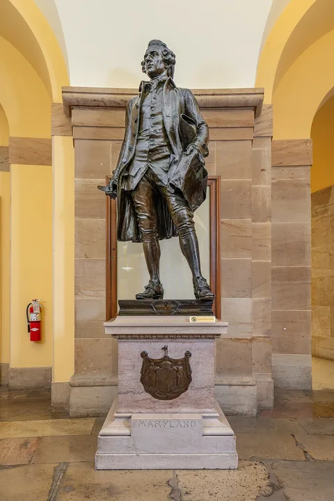 Richard E. Brooks, statue of Charles Carroll