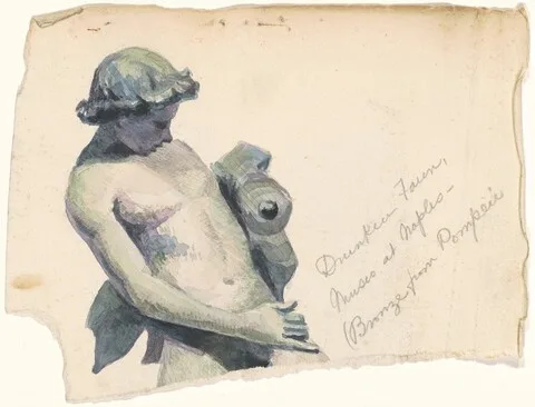 Marietta Minnigerode Andrews, Drunken Faun, Museo at Naples