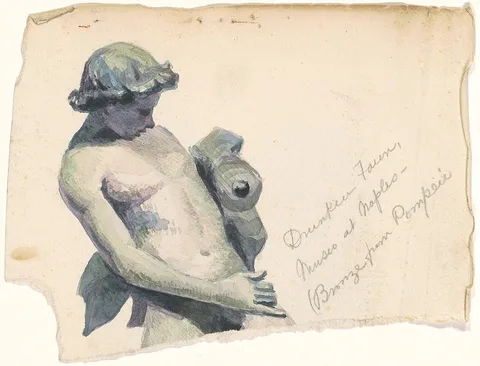 Marietta Minnigerode Andrews, Drunken Faun, Museo at Naples