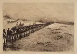 Edwin Forbes, The Halt of the Line of Battle