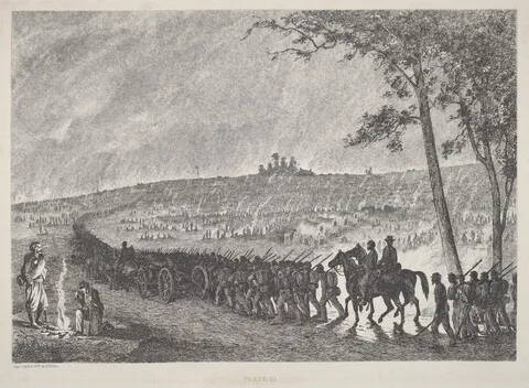 Edwin Forbes, Going Into Camp at Night