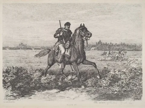 Edwin Forbes, The Advance of the Cavalry