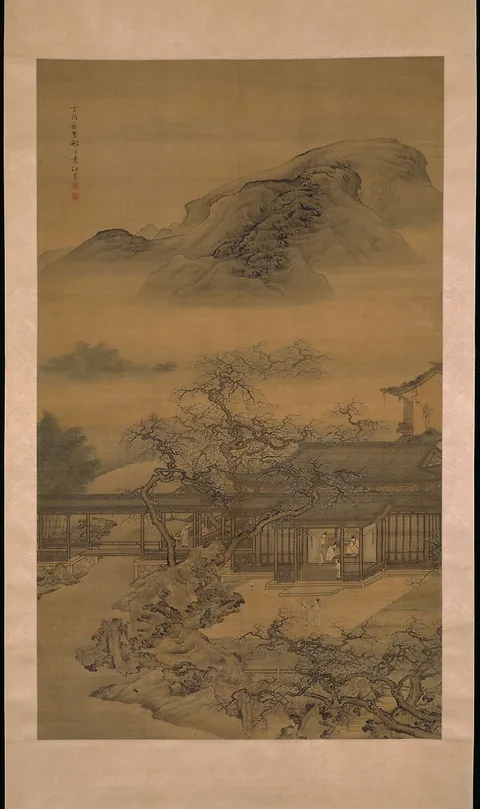 Yuan Jiang, Villa in a Wintry Landscape
