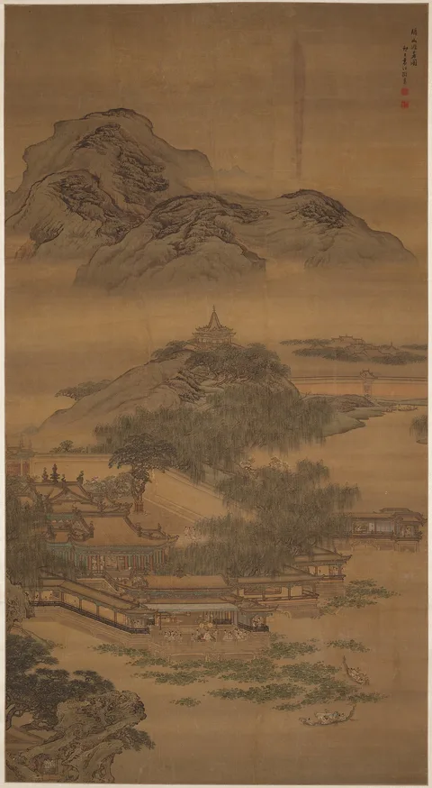 Yuan Jiang, Landscape with Summer Villa