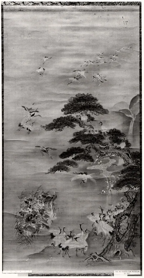 Kanō Tanshin, Flock of Cranes